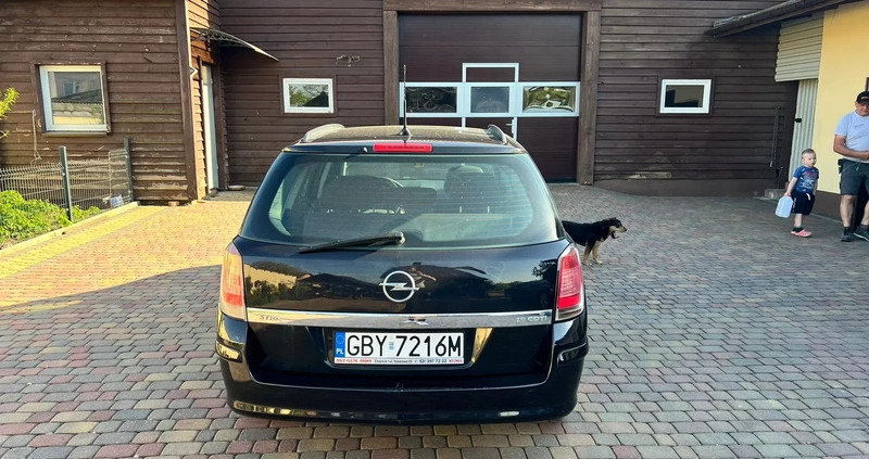 Opel Astra cena 12500 przebieg: 211115, rok produkcji 2006 z Sławno małe 79